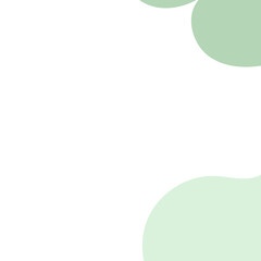 Green Frame Decor Corners Background 