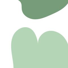 Fototapeta premium Green Frame Decor Corners Background 