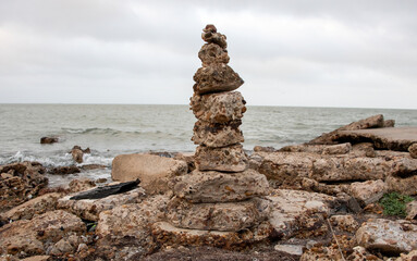 stones on the beach