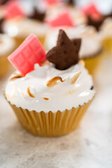 S'mores cupcakes