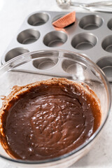 Chocolate strawberry cupcakes