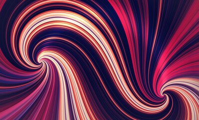 Abstract Fractal background with lines 