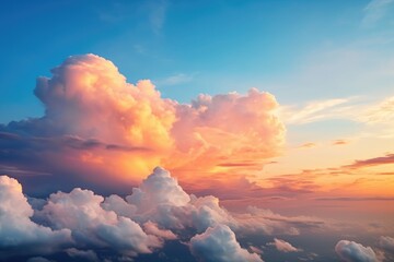 beautiful sky and clouds sunset photoraphy Generated AI