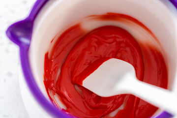 Chocolate Pretzel Christmas Wreath