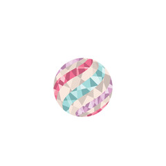 Obraz premium Isolated colored low poly candy icon Vector