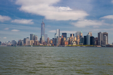 Fototapeta na wymiar Skyline of New York City in United States