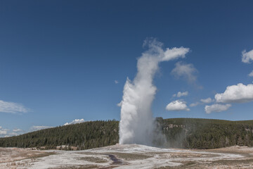 The Grand Prismatic Spring in Yellowstone National Park is the largest hot spring in the United States, and the third largest in the world
