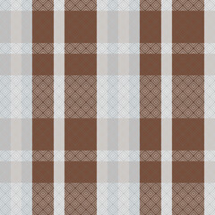 Tartan Seamless Pattern. Checker Pattern Traditional Scottish Woven Fabric. Lumberjack Shirt Flannel Textile. Pattern Tile Swatch Included.