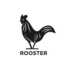 rooster farm icon logo design