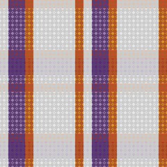 Scottish Tartan Plaid Seamless Pattern, Checkerboard Pattern. Template for Design Ornament. Seamless Fabric Texture. Vector Illustration