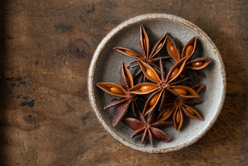 Star Anise in a Bowl