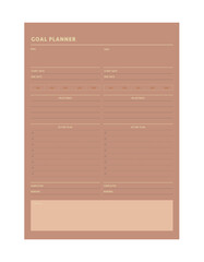 Goal Planner. 