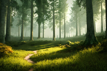 Fototapeta premium path in the forest