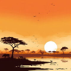 Savanah Africa Wallpaper