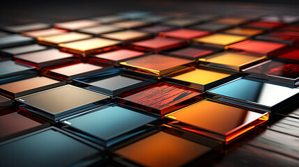 abstract cubical pattern