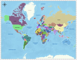 World Country Map (JPEG)