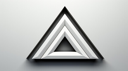 black and white triangle