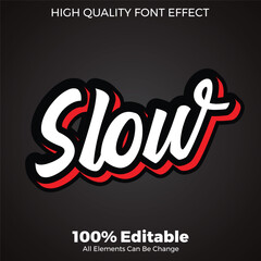 simple script text style editable font effect