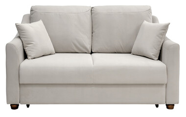 Sofa isolated on white background. Including clipping path