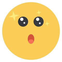 smiley face with a smile