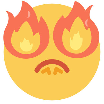 Smiling Face with Fire Eyes Emoji - Download for free – Iconduck