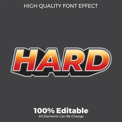 cool 3d text style editable font effect