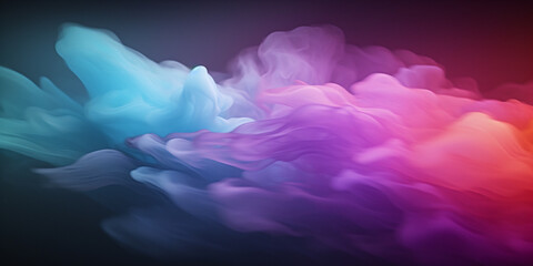 Abstract Vibrant Smoke Background