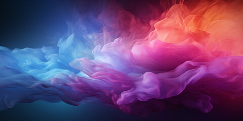 Obraz premium Abstract Vibrant Smoke Background