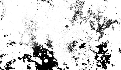 black grunge effect on transparent background