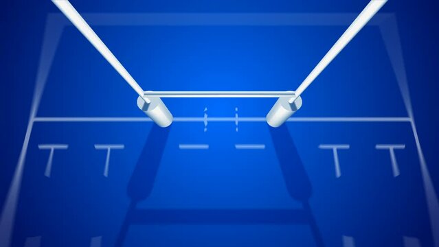 Rugby Pitch 90 Degree Pivoting Shot