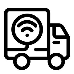 smart logistics  icon