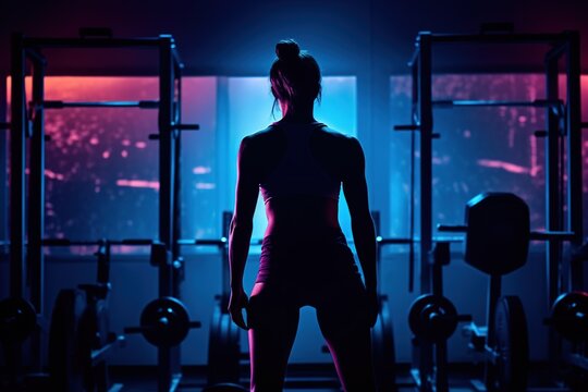 Generative AI. concept of sports direction. Fitness model, bodybuilding, athlete. Proper diet and healthy lifestyle. Diet. Crossfit and walkout. perfect body. bodybuilding, Strength and motivation