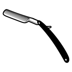 barber razor icon