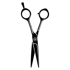 barber scissors silhouette	