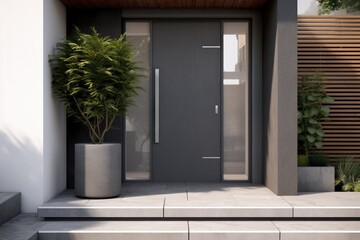 Fototapeta na wymiar realistic Doorstep minimalist design ideas photography