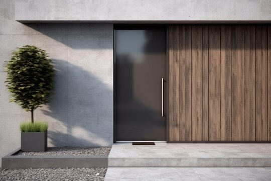 realistic Doorstep minimalist design ideas photography