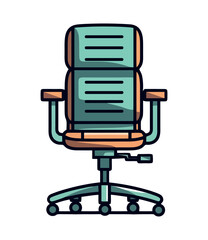 Modern armchair design, comfortable office