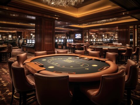 A striking view of a high-limit gaming area