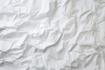 Obraz premium white crumpled paper like background. generative ai. 