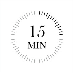 15 minute timers Clocks, Timer 15 min icon.