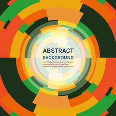 Obraz premium Abstract vector background in colorful lines style.