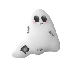 Cute ghost 3D Halloween 