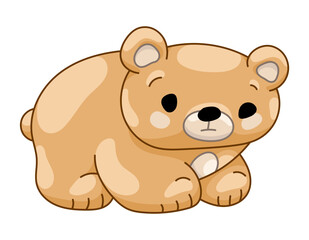 Obraz na płótnie Canvas Teddy Bear Toy Sticker