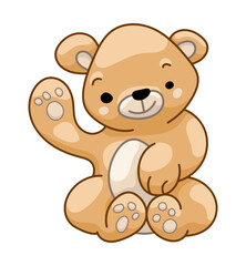 Plakat Teddy Bear Toy Sticker