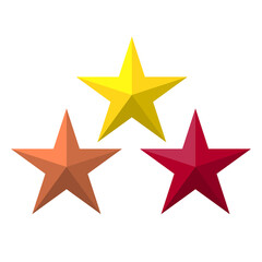 Star icon vector. Trendy flat favorite design.