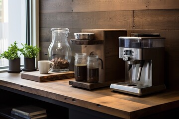 exclusive coffee brewing station created using generative AI tools
