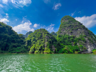 Trang An River Ninh Minh and Bai Dinh Mountain ranges in Vietnam only 3 hours drive from Hanoi....