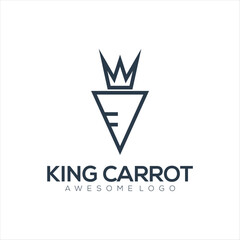 King Carrot icon Silhouette
