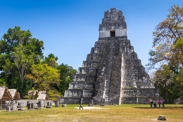 In the ruins of Tikal