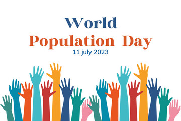 World Population Day - 11 July, image for World Population Day - Powered by Adobe
